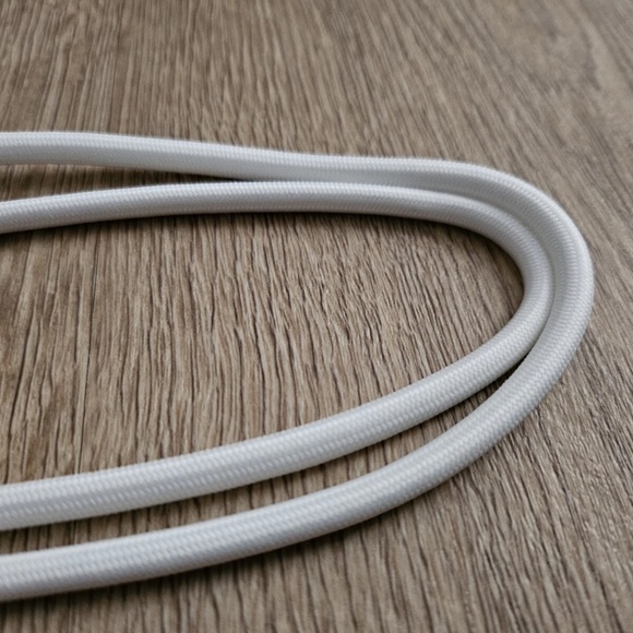 White Drawstrings Cord of Hoodie (from Canada Goose Huron Hoodie) - Picture 4 of 6